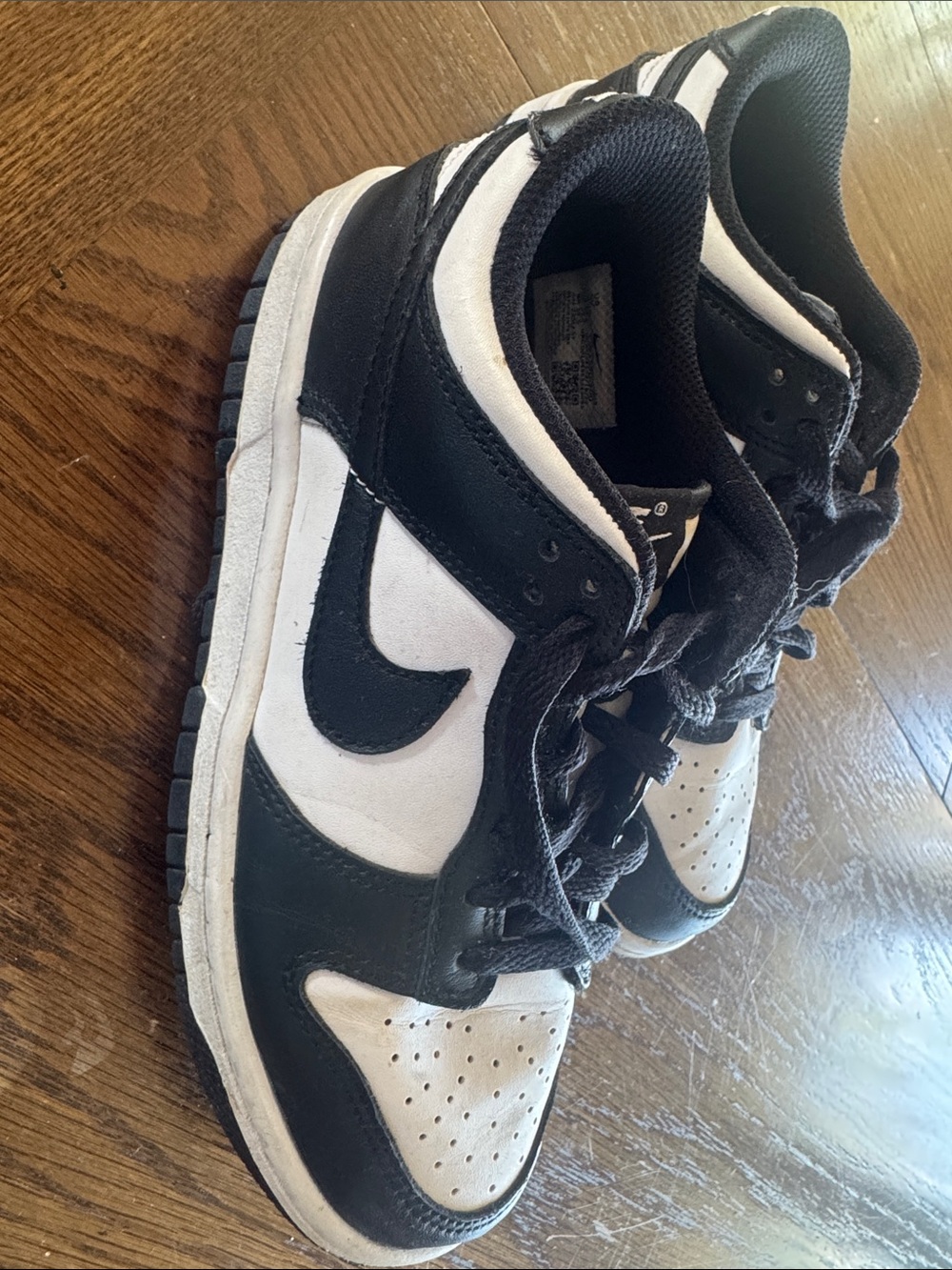 Nike Black and White Low-Top Sneakers
